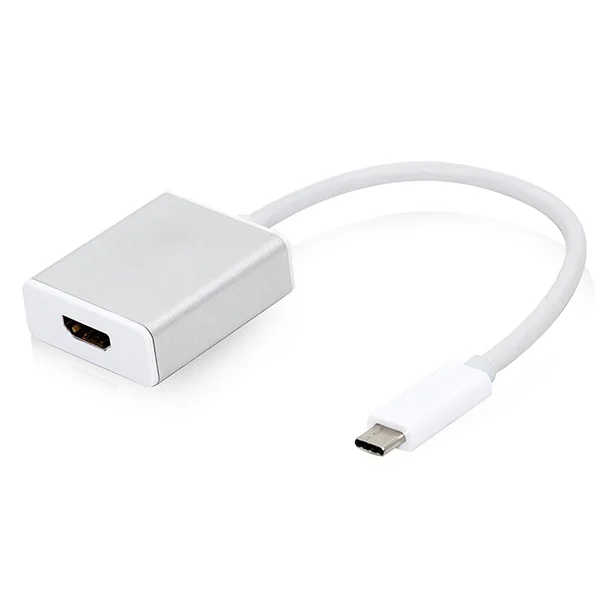 silver single Конвертер Besiuni USBC 3,1 USB C type-USB 3,0/HDMI/type C Женский адаптер зарядного устройства для Apple Macbook и Google Chromebook Pixel - Цвет: silver single