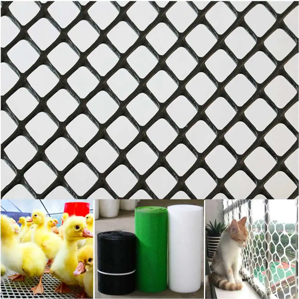 

Garden Anti-Falling Network For Cat Pet Chicken Balcony Railing Stairs Safety Netting Plastic Mesh Net Protection Kids Fence