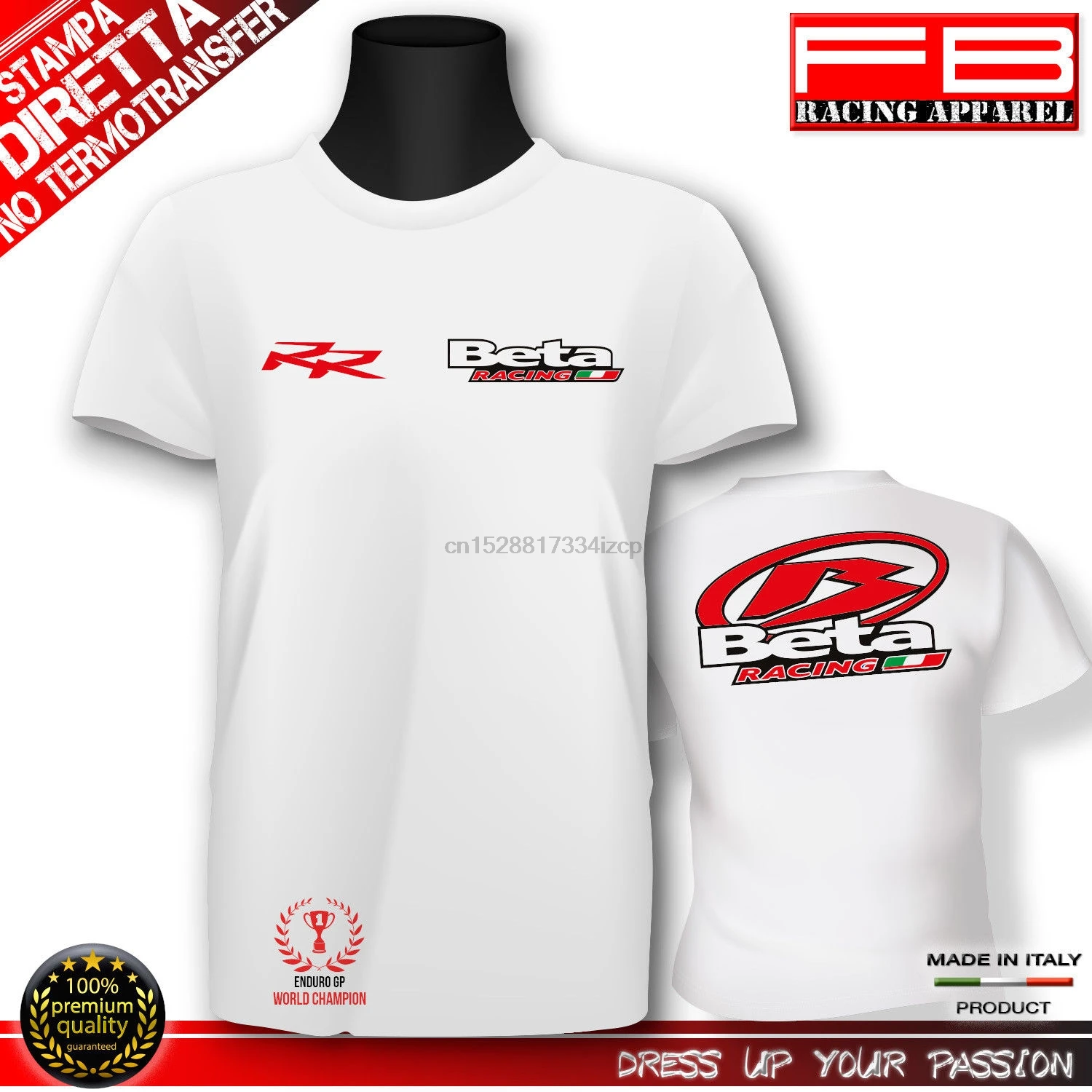 2019 Мода Maglietta бета мотор RR рейтс крест пробная футболка |