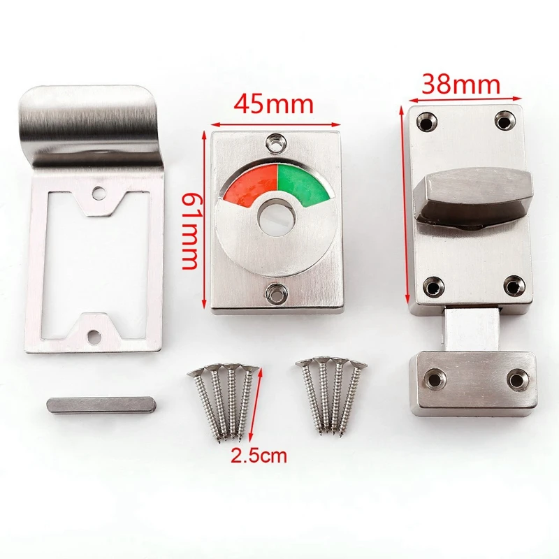 HTHL-для ванной туалета индикатор конфиденциальности ригель двери защелка замка