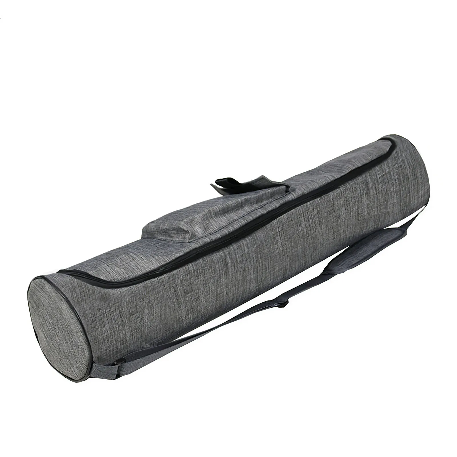

Outdoor Yoga Storage Bag Polyester Yoga Mat Container Large Gray Capacity Yoga Shoulder Pocket Gray Portable Yoga Pad Carrier