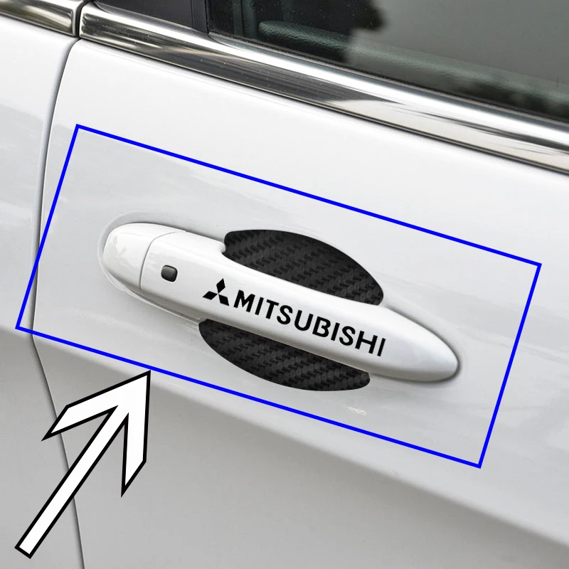 Наклейки с логотипом автомобиля 8 шт. значок на дверь наклейка для Mitsubishis Lancer 7