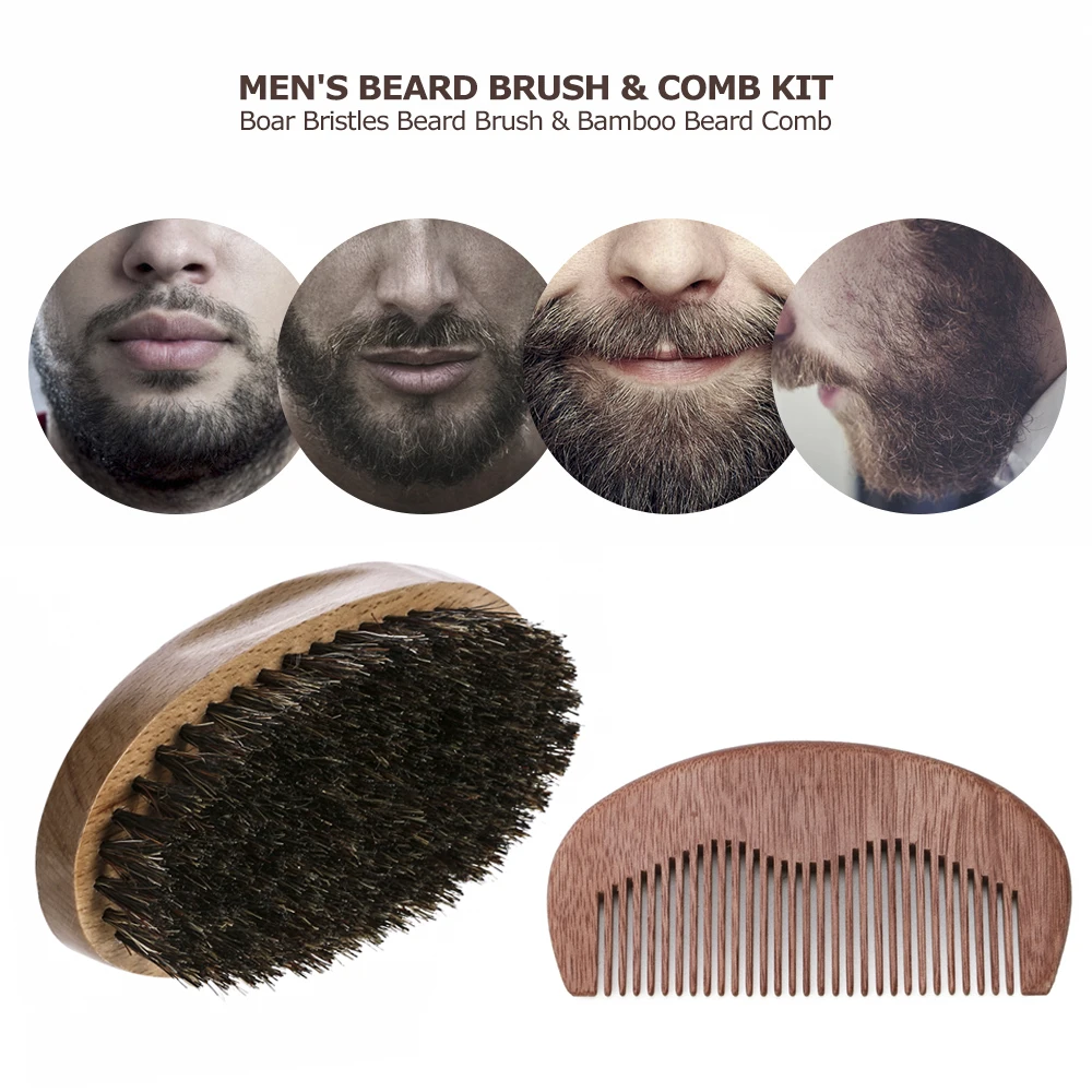 Мужская щетка для бритья расческа и массажа лица подарок мужчин | Красота