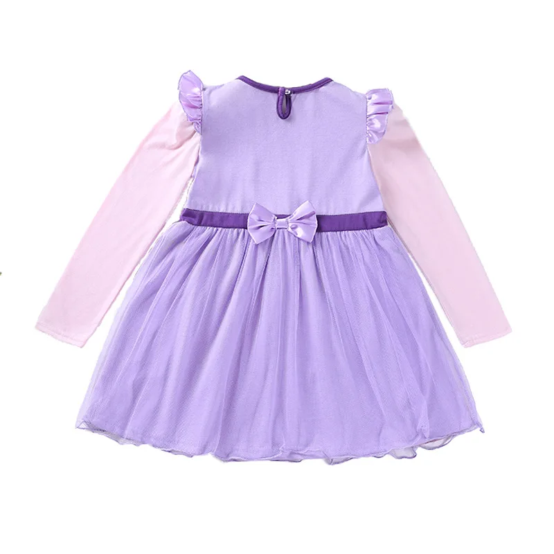 Детская одежда детское платье принцессы Софии с длинными волосами для девочек