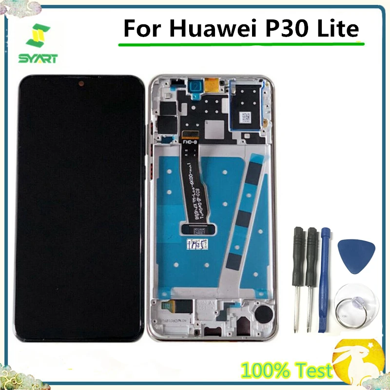 ЖК экран для Huawei P30 Lite Nova 4E 6 15 &quotдисплей сенсорный дигитайзер LCD сборка