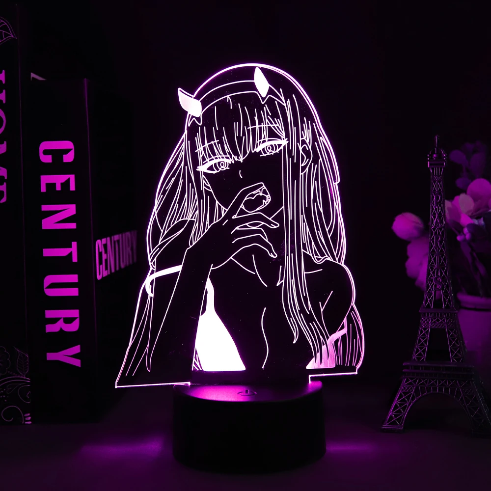 Аниме лампа 3D светильник светодиодный ночной Светильник меняющие цвета s фигурка