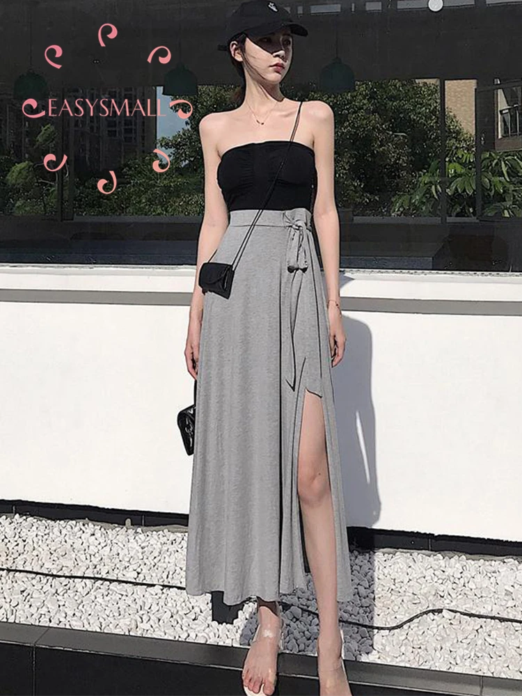 EASYSMALL женские блузки платье бандажная юбка летние высококлассные вечерние