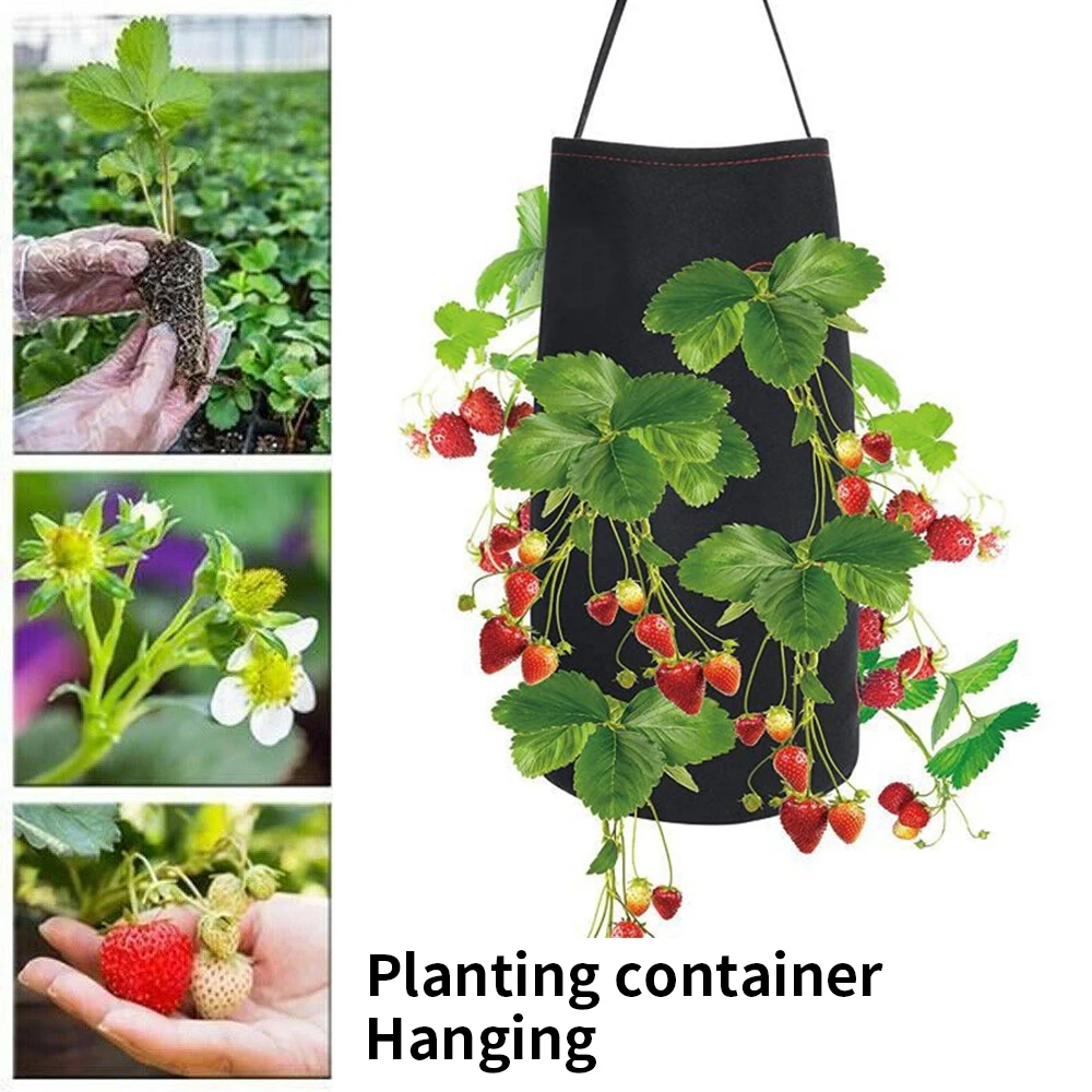 

4pcs Potato Grow Bag for Plant Home Garden Flower Pot Greenhouse Vegetable Growing Bags Moisturizing Garden Bag