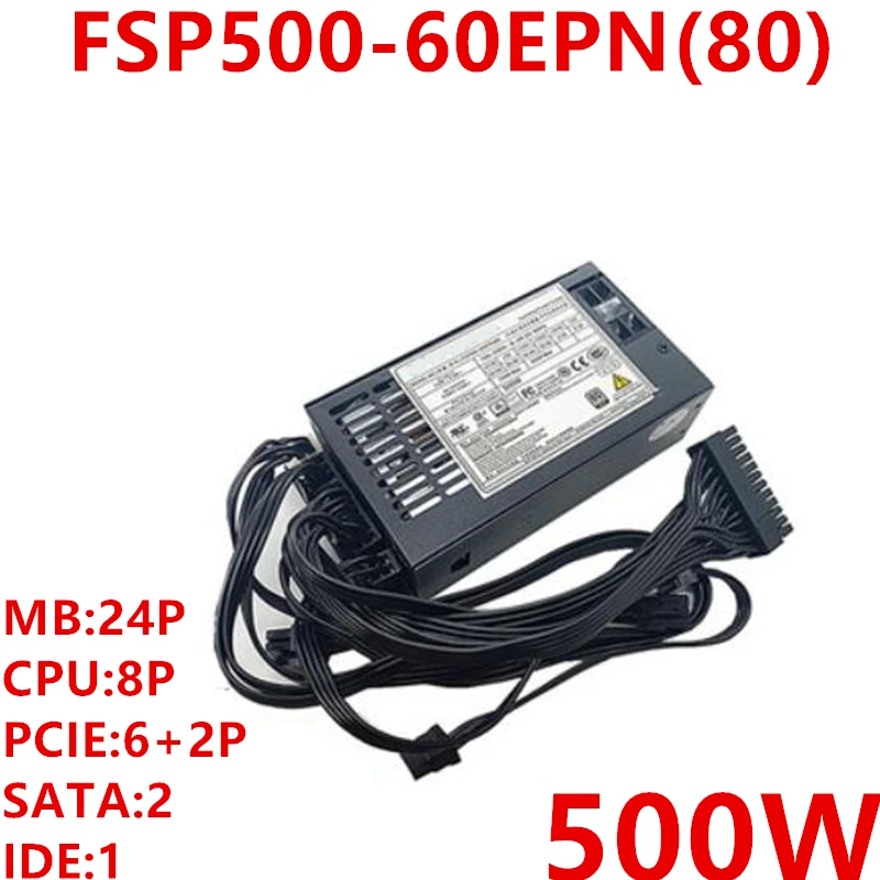 Новый оригинальный блок питания для FSP 80plus серебристый AIO FLEX 1U 500 Вт FSP500 60EPN(80)|Блоки