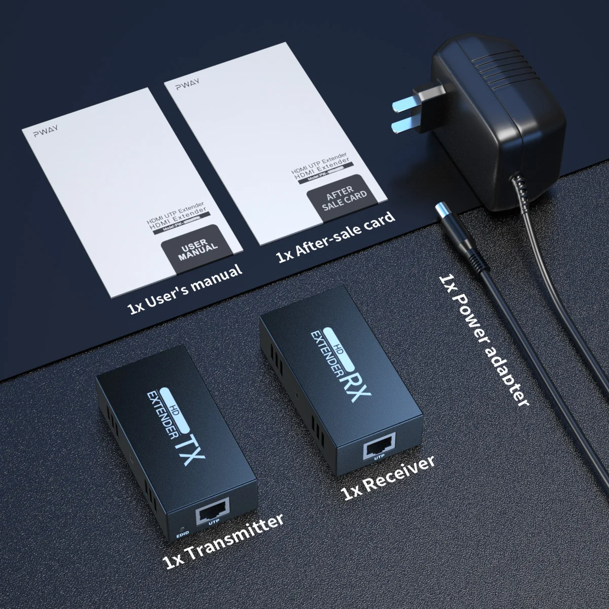 HDMI удлинитель 50 м сплиттер TX/RX над одним Cat6 RJ45 Ethernet кабель до 197 футов с 1080P 3D HT202P|hdmi
