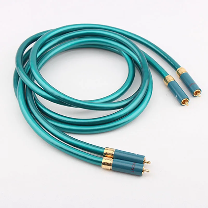 Аудиокабель AUDIOSOSTHifiRCA 8NX общедоступный RCA межсетевой аудиокабель для