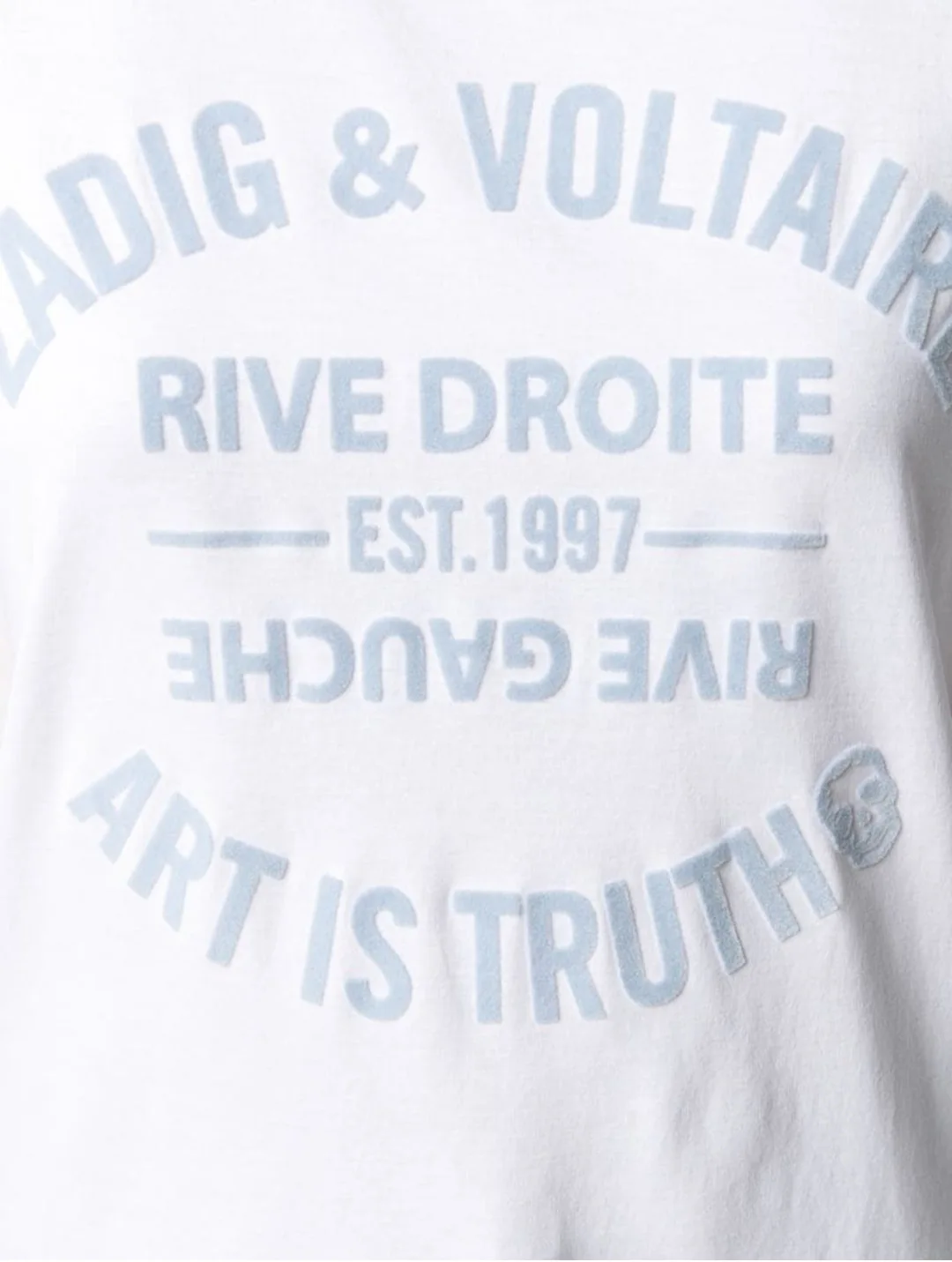 

Blue Flocking Letters Women Cotton White T-Shirt 2021 New Summer Classic O-Neck t shirts Ladies Short Sleeve Simple Tee Tops