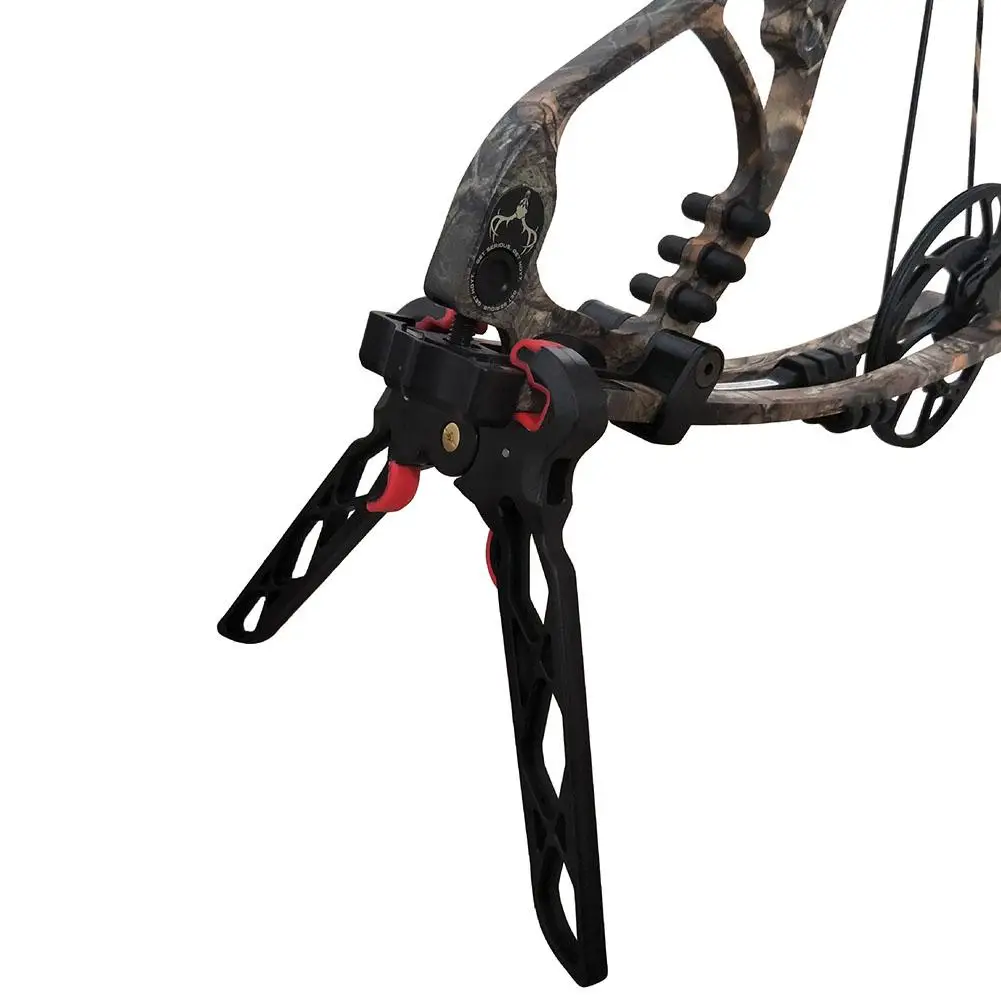 Kuulee Archery Compound Bow Kick Stand Holder Scissor Shape Bracket Arrow Composite | Спорт и развлечения
