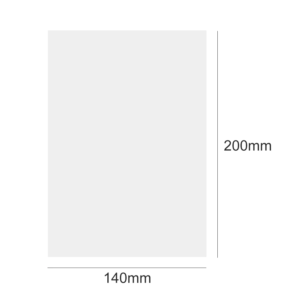 5 шт./лот 200x140 мм SLA/LCD FEP пленка 0 1 толщина для 3D принтера запчасти аксессуары|Детали