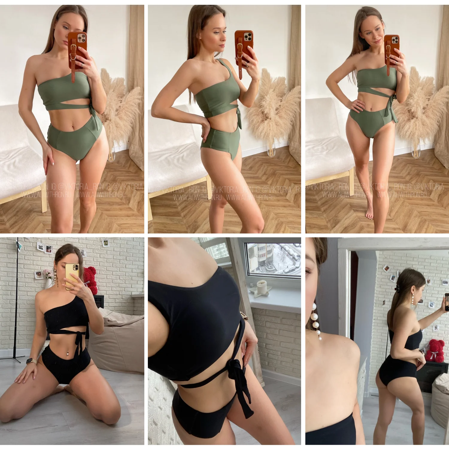 

Bikini Swimsuit Women Push Up Bikini Set Sexy One Shoulder Beachwear Summer Leopard Bathing Suit High Waist Swimwear Women 2021