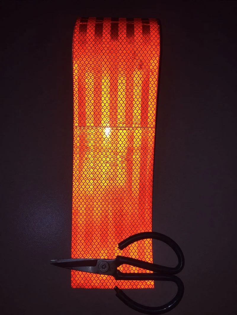 20 см * 3 м супер сильная Светоотражающая красная Автомобильная декоративная наклейка светоотражающая самоклеющаяся лента Предупреждение ю... от AliExpress RU&CIS NEW