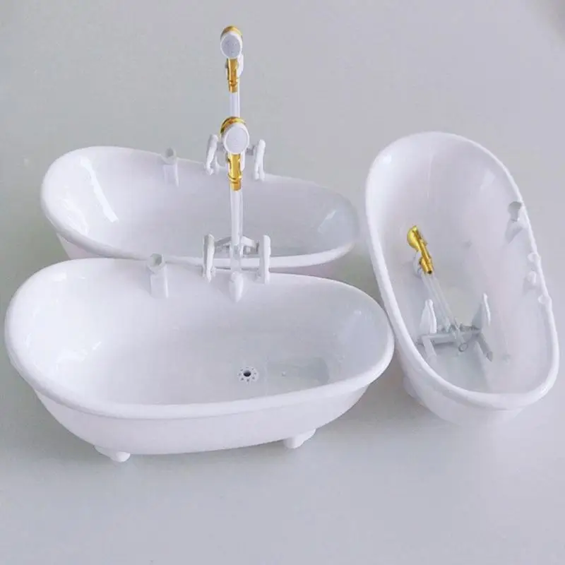

Doll House Automatic Circulating Water Bathtub Bathroom Accessories Z3P8