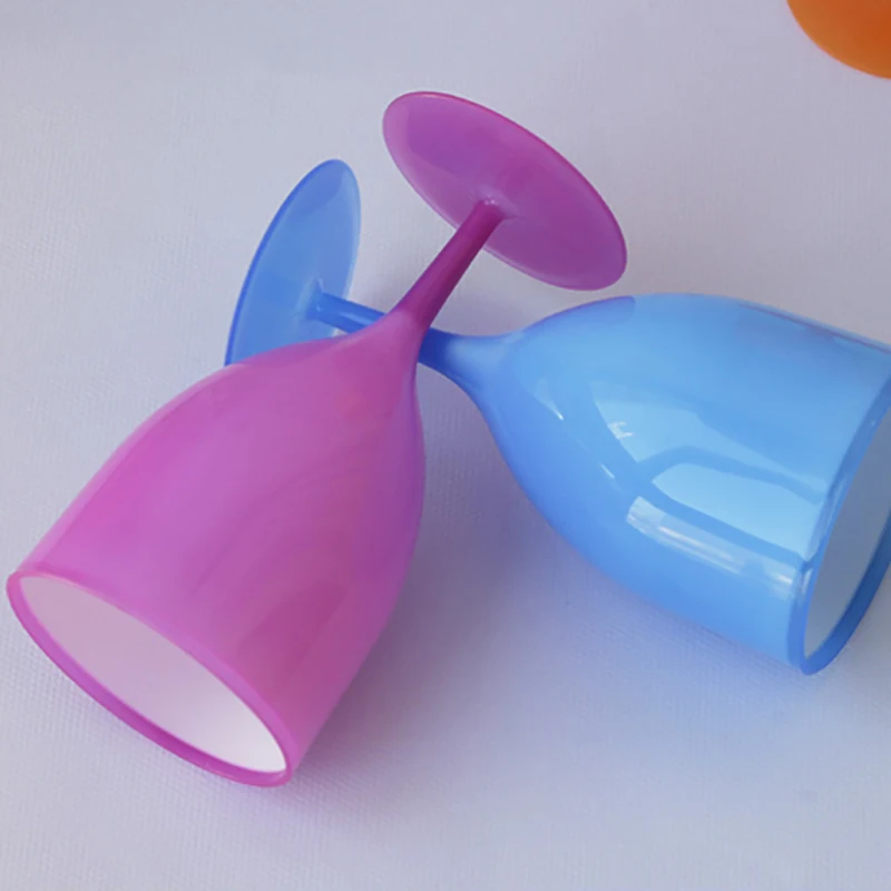 Матовые пластиковые бокалы для вина 6 шт./компл. коктейлей шампанского пикника