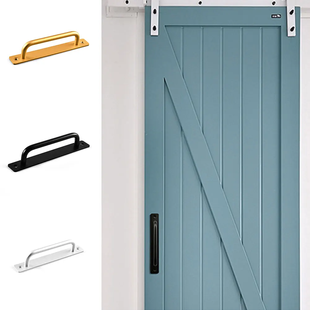 

Sliding Door Handles Pull and Flush Hardware Set Wood Door Handle Furniture Hardware for Cabinet Cupboard Interior Door