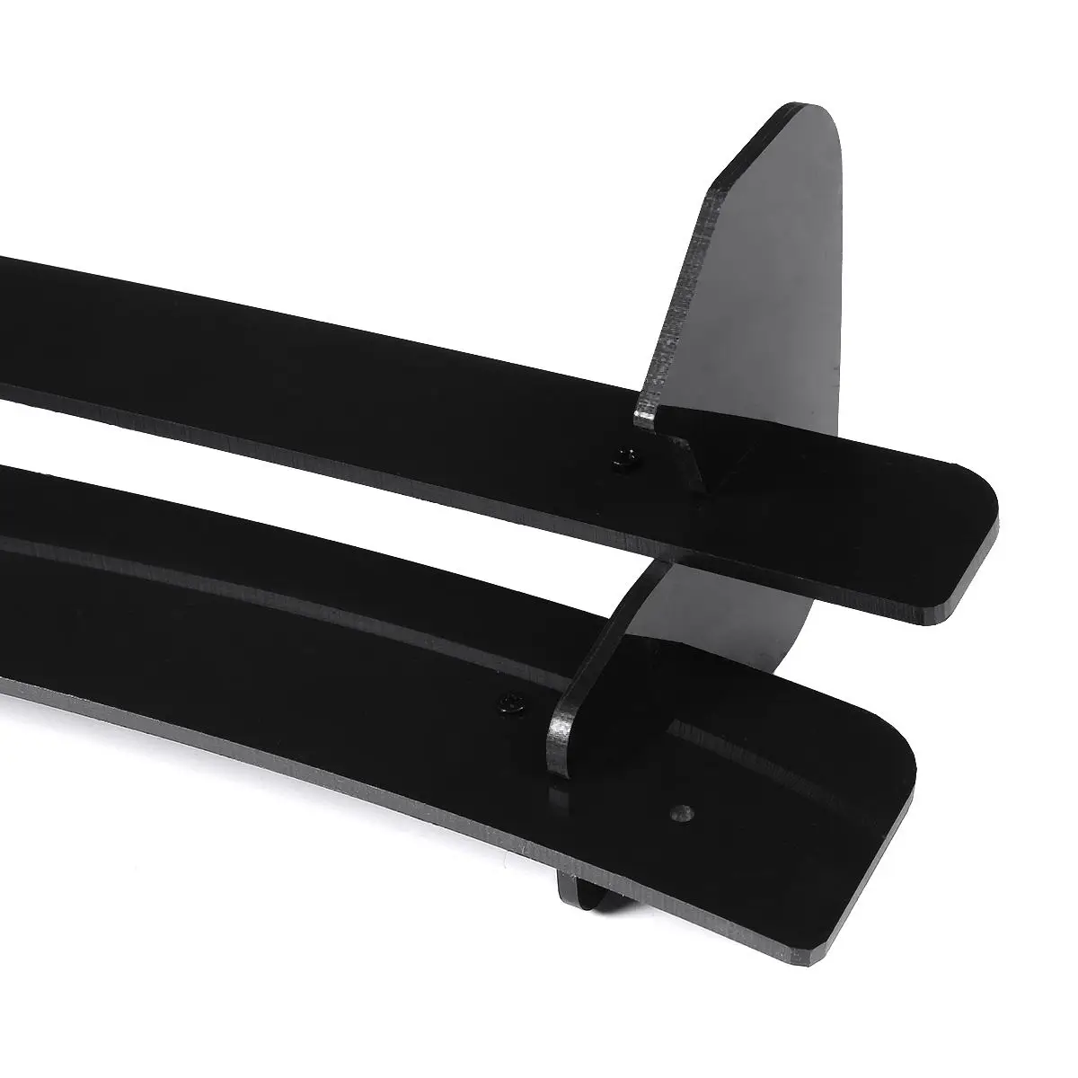 

Balck Car Rear Bumper Diffuser & Rear Side Splitters Diffuser Lip Spoiler Guard Cover For Volkswagen For VW For Golf MK7.5 R