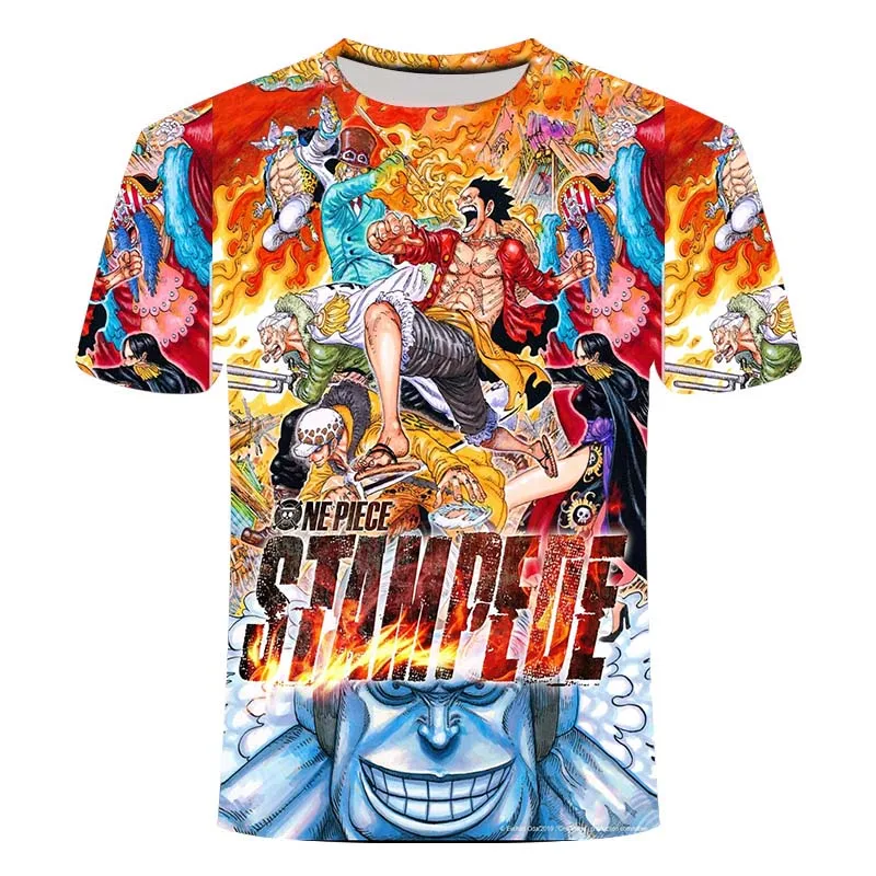 

student Best-selling Daft Punk 3D shirt men's anime Women T-shirts for girls One Piece Luffy Graphic T shirts cartoon Cool Manga