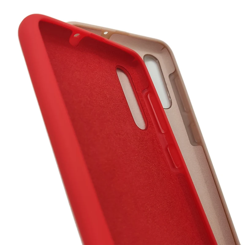 Samsung A50 SM-A505F A505F A505 Soft-Touch Silicone Case For Galaxy A 50 Phone Back Cover With Logo 6.4Inch |