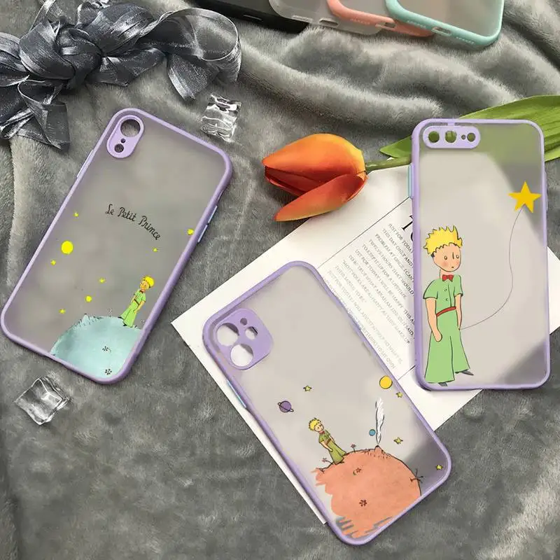 

le petit prince French cartoon Phone Case matte transparent For iphone 7 8 11 12 plus mini x xs xr pro max cover