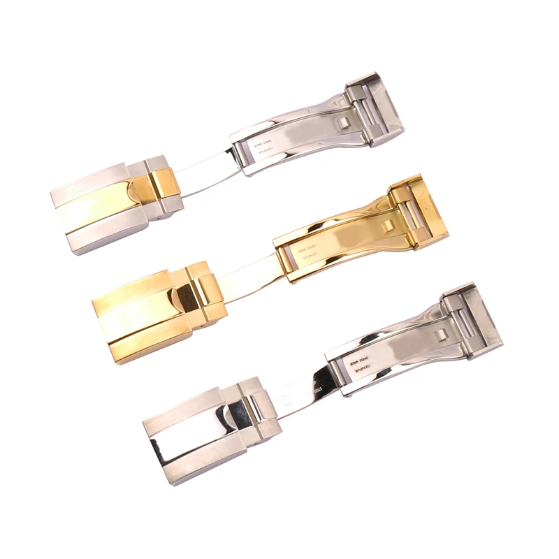 Watch accessories stainless steel buckle for Rolex watch belt 16mm18mm buckle delivery tool