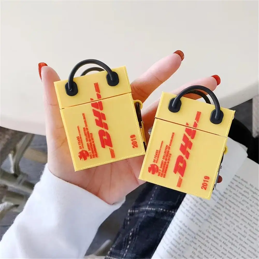 3d креативный чехол для наушников Airpods 1 2 Силиконовый мягкий Защитный |