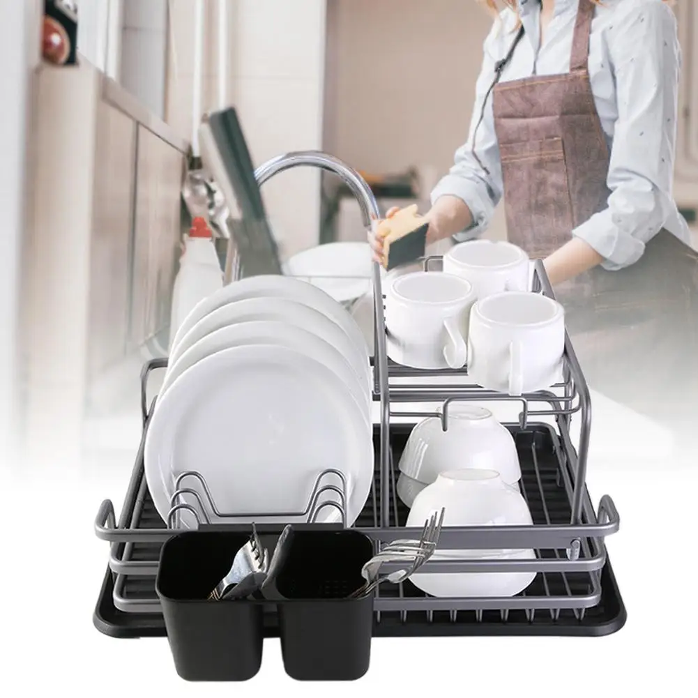 Стойка для посуды сушилка кухонных принадлежностей держатель хранения