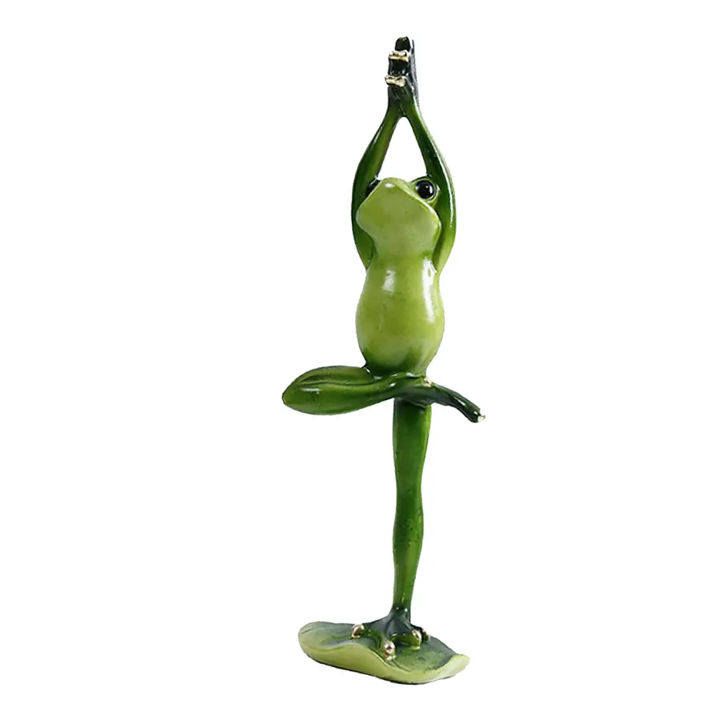 1 шт Резина Лягушка настольная миниатюрная фигурка декоративные лягушки