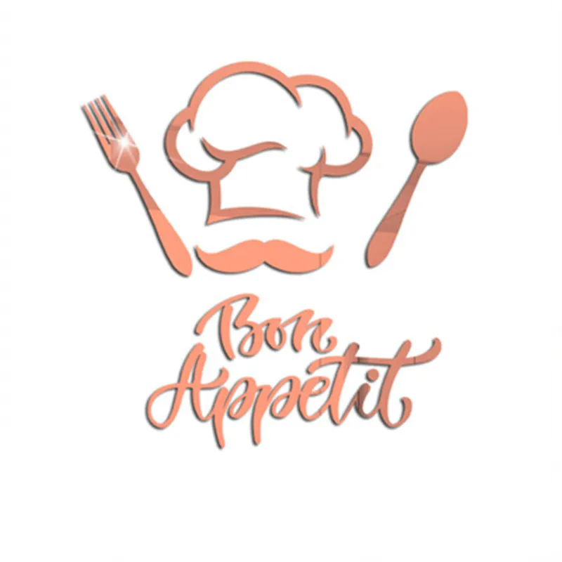 Акриловая зеркальная Настенная Наклейка с французскими цитатами | Дом и сад