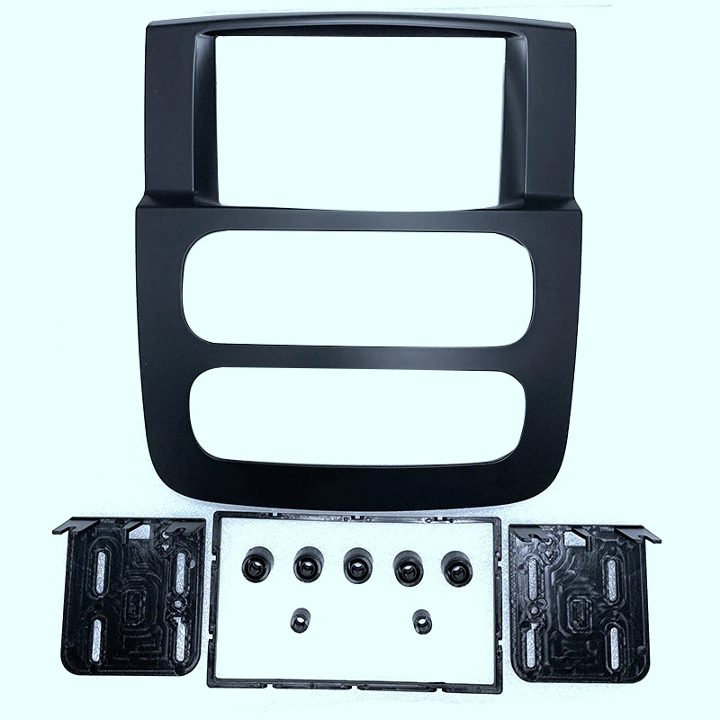 2Din автомобильный GPS Радио фасции рамка для 2002 2005 Dodge Ram 1500 2500 3500 черный установка