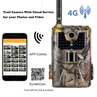 app control hunting trail camera free cloud service 4g 30mp 2k wireless wildlife cameras night vision surveillance hc900plus