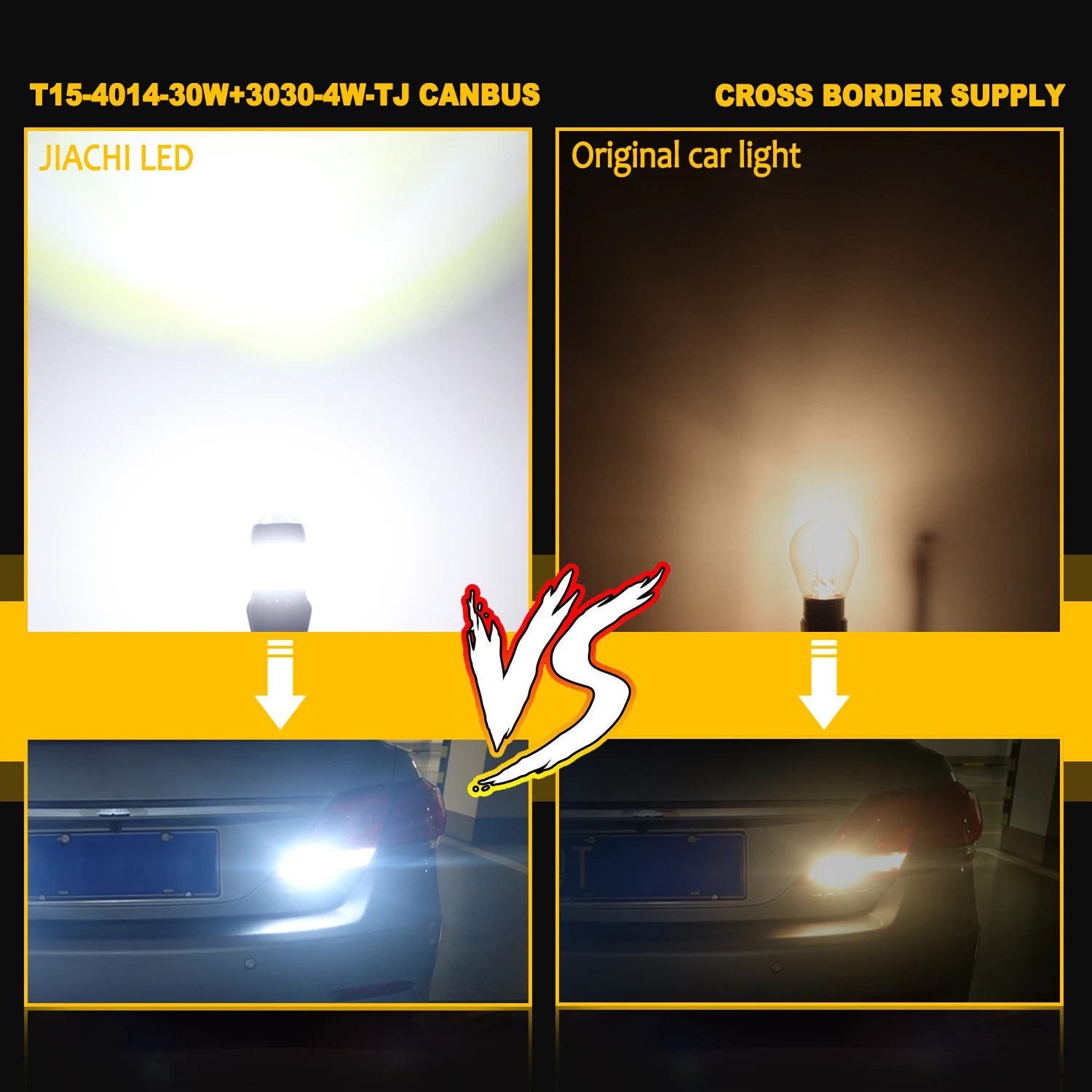 Светодиодная лампа Canbus T15 100 W16W T16 12-24 В 921 шт.