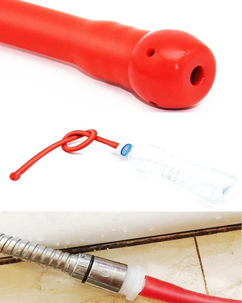 WETIPS Silicone Anal Shower Hose Toilettes WC Limpeza Douche Bidet Washing Ducha Portatil Anus Anale Enema Cleaning | Обустройство