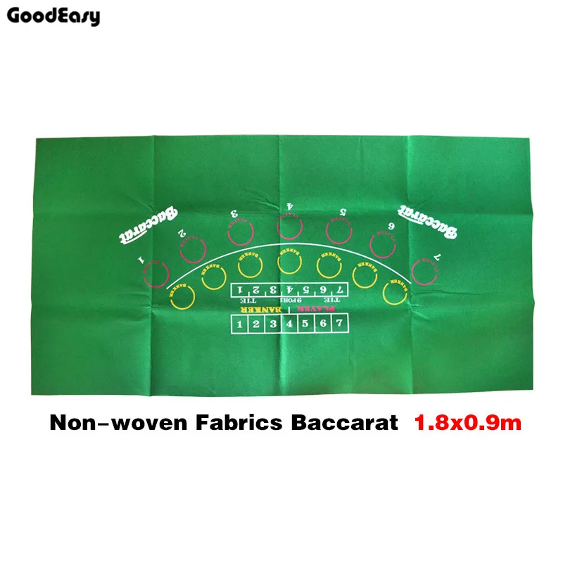 

180*90cm Baccarat Table Cloth Game Mats Poker Game Fietro Felt Board Cloth Non-woven Fabrics Casino Poker Table Cloth