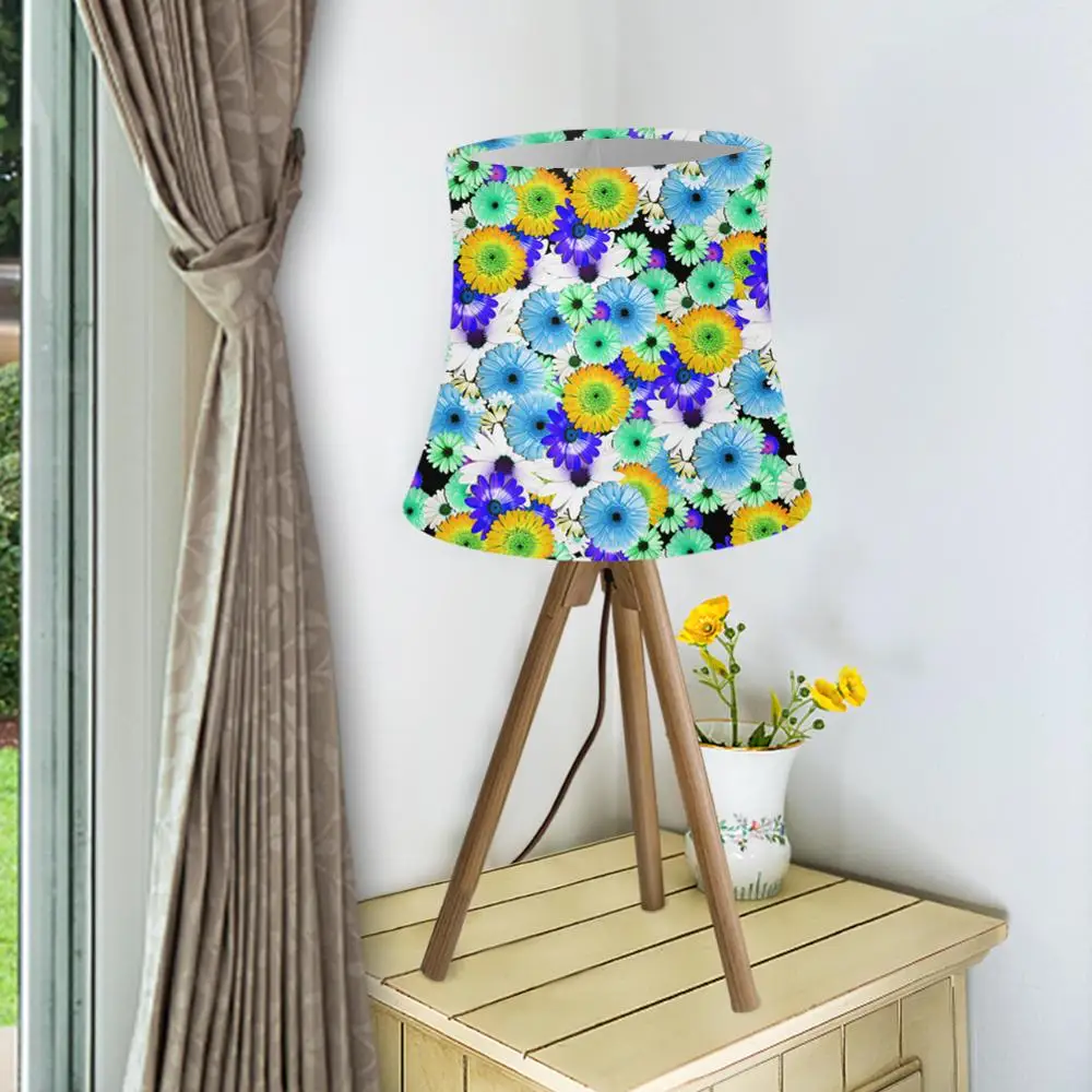 

Flower Vintage Floral Printed Lampshade for Table Lamp Chandelier Wall Candle Lamp Cover European Style Light Shade Custom
