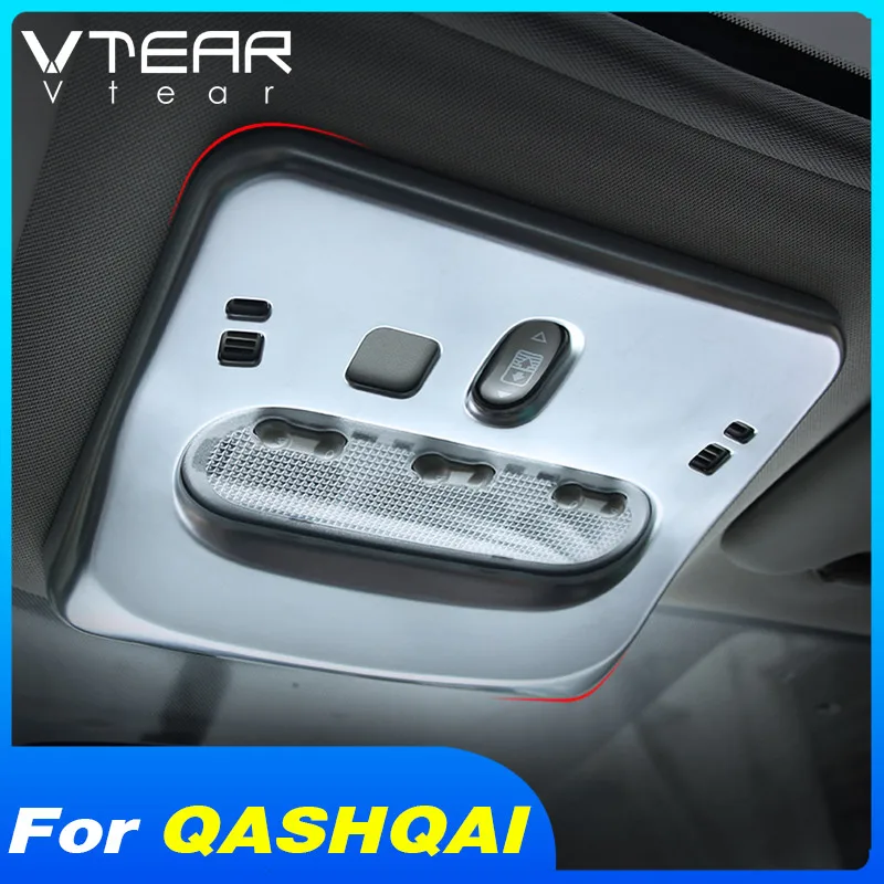 Vtear для ниссан кашкай j11 Nissan Qashqai J11 dualis 2 аксессуары для интерьера лампы для чтения крышка автомобиля-Стайлинг молдинг отделка украшения части