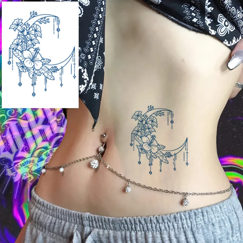 Временные тату-наклейки Juice дизайнерские ювелирные изделия в виде Луны