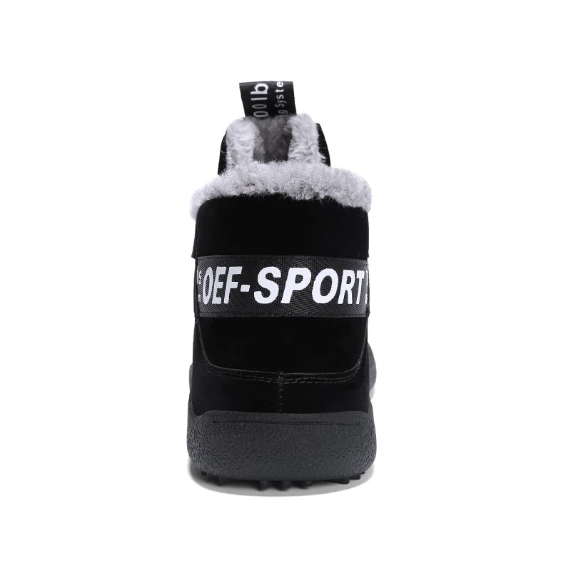 Хлопчатобумажная обувь мужская зимняя повседневная на высоком каблуке Большие