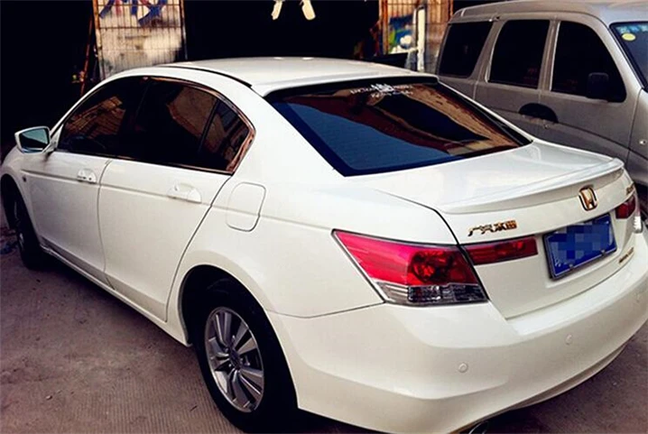 Для Accord спойлер на крышу 2008 2013 Honda ABS пластик Материал заднее крыло автомобиля