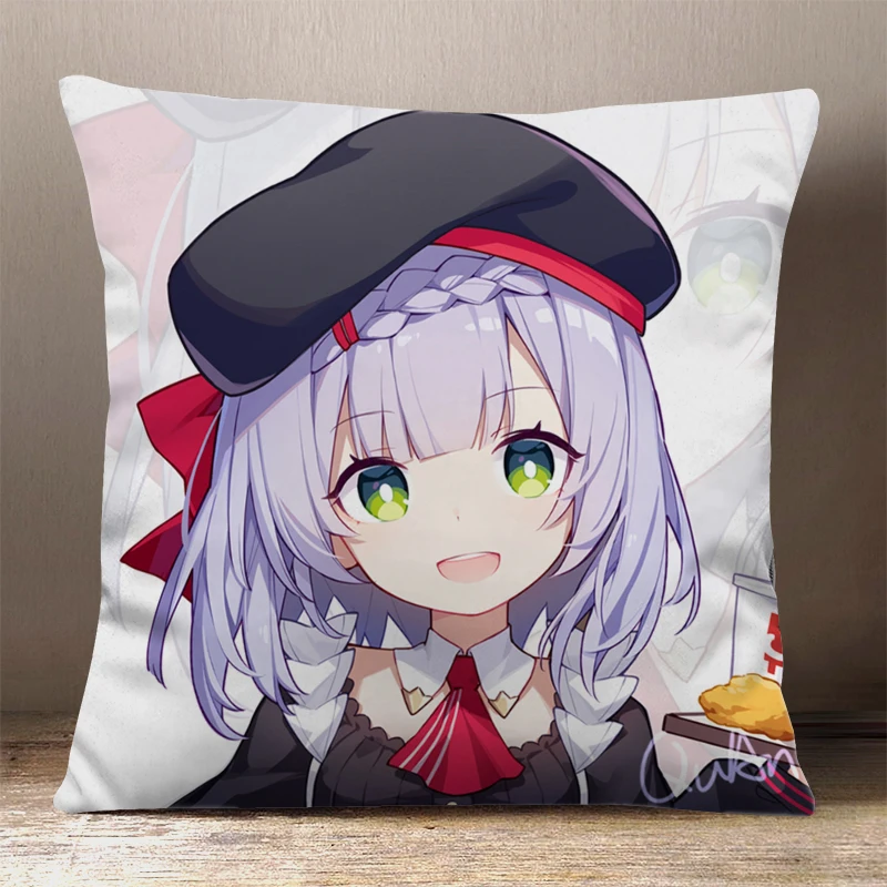 

Game Anime Genshin Impact Noelle Cartoon Square Dakimakura Pillow Plush Peach Skin Dakimakura Sofa Bed Cushion Toy Cosplay