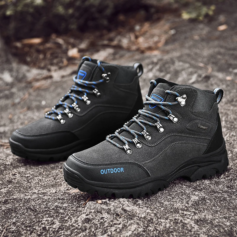 

Outdoor Sport Trekking shoes Anti-Skid Rock Climbing Mountain Hunting Shoes Durable soft Lace Up tactical boots military for men