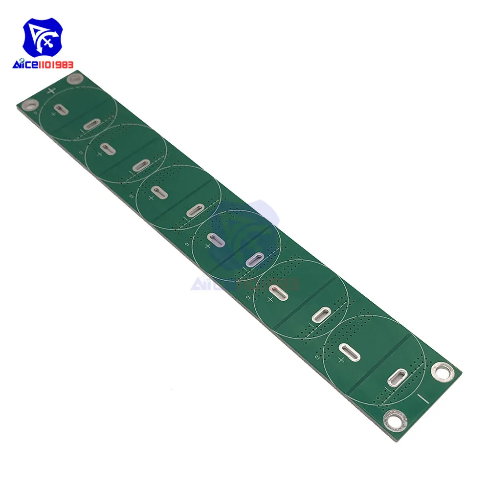 Solderless 6 шт. 2 7 в 400F 35*62 мм Плоская стопа супер фарад конденсатор низкий ESR