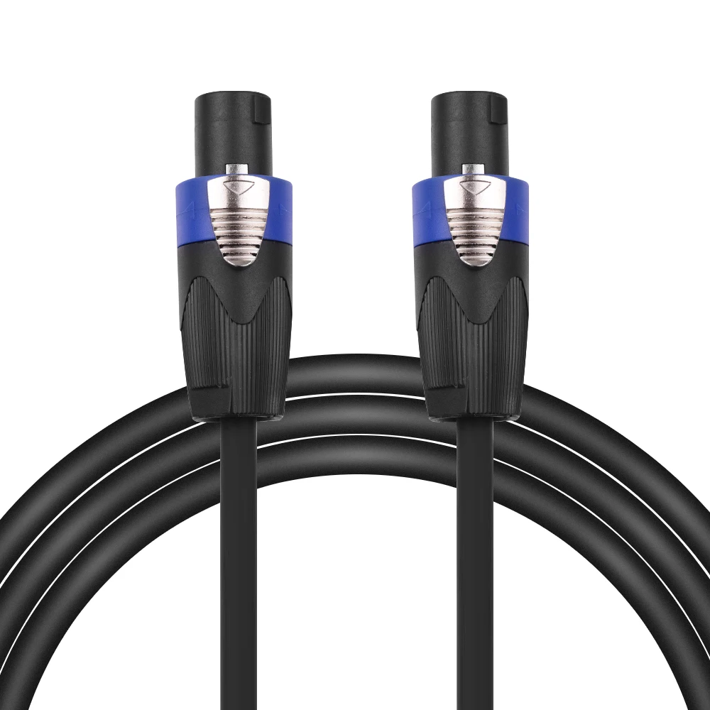 12AWG микшер для сцены Кабели аудио усилитель шнур Динамик разъем кабель со