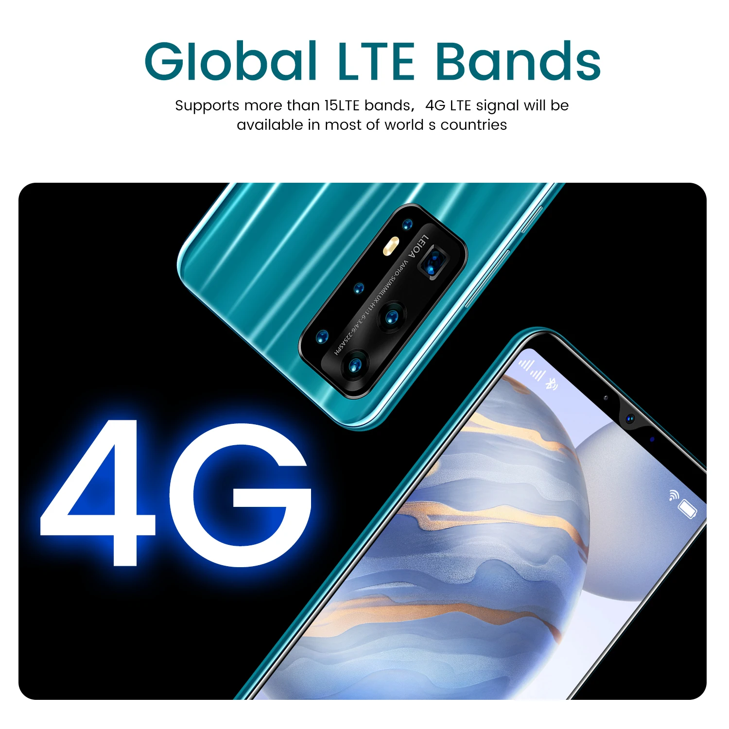 Смартфон P43 2021 дюйма 8 + 256 ГБ Android 10 5 мАч|Бамперы| |