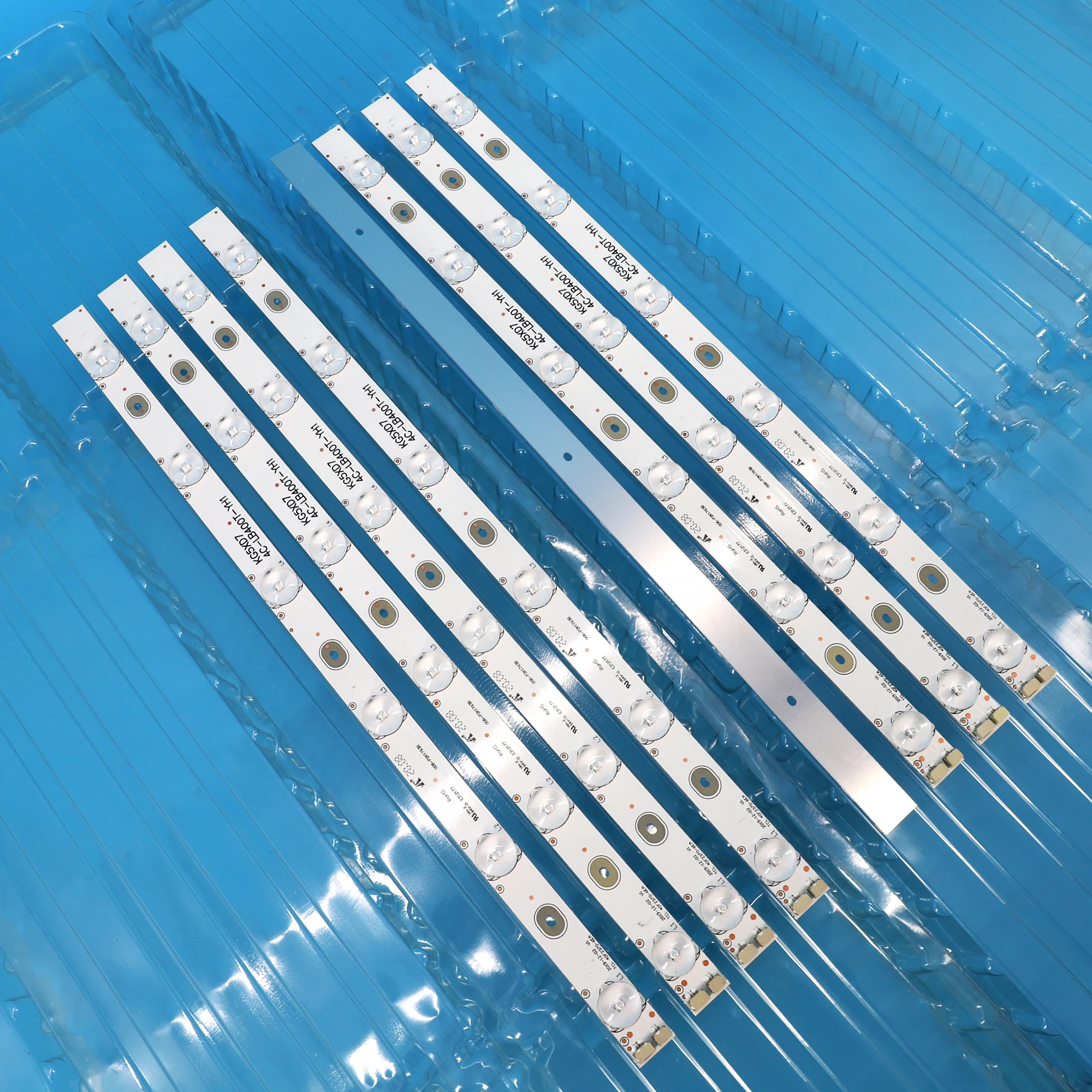 

8pcs 40 inch LED TV Backlight Strips 006-P2K1793B 40F2370-6EA for Toshiba 40L1550C 4C-LB4006-YH3 T40ED06HU-01B LVF400SSDX E4 V4