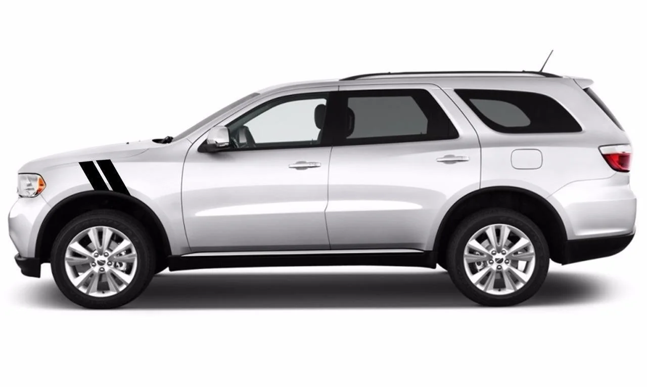 Для(2 шт) Новые " Fender Hash Bar marks виниловые гоночные полосы наклейки(подходит Dodge Durango