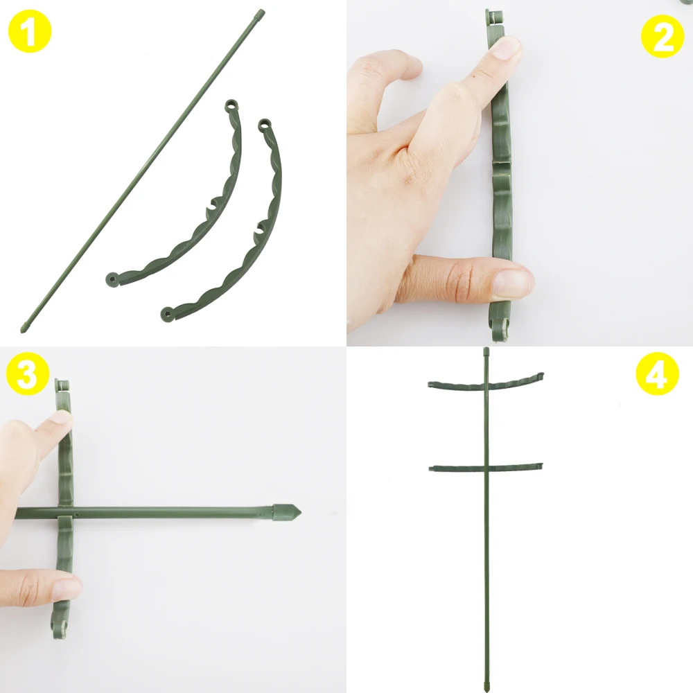 Рама для растений легкая в установке многоразовая двухслойная Съемная
